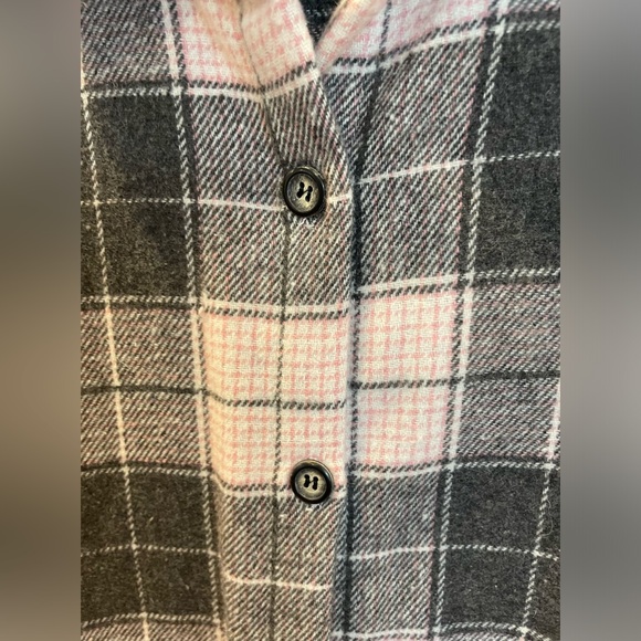 long plad flannel overshirt - Picture 5 of 9